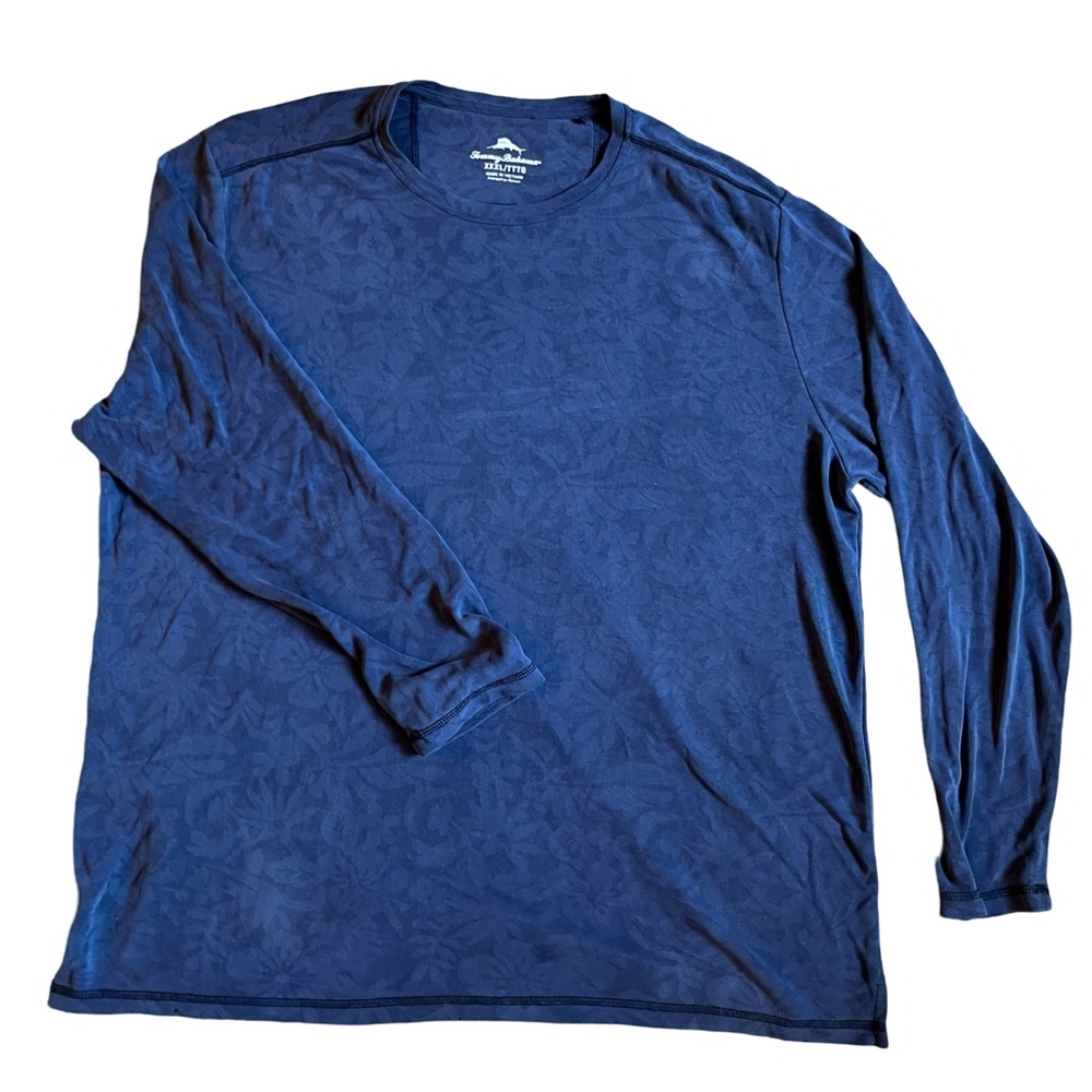 Tommy Bahama blue flower shirt